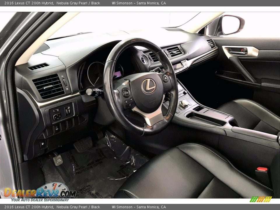 Black Interior - 2016 Lexus CT 200h Hybrid Photo #14