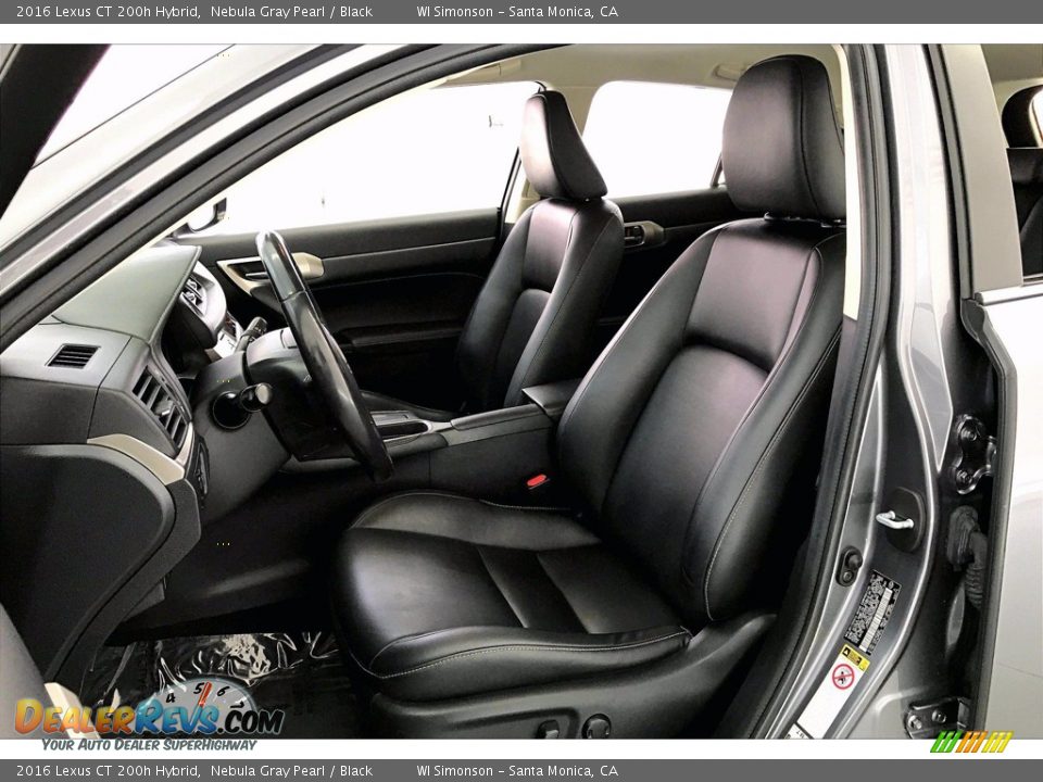 Front Seat of 2016 Lexus CT 200h Hybrid Photo #18