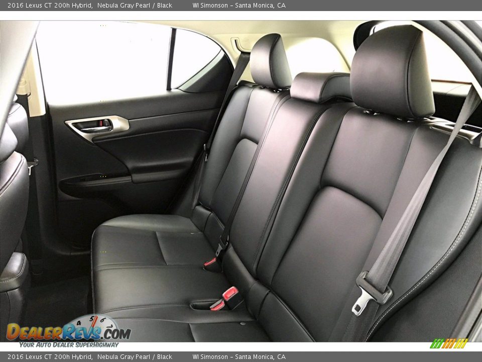 Rear Seat of 2016 Lexus CT 200h Hybrid Photo #20