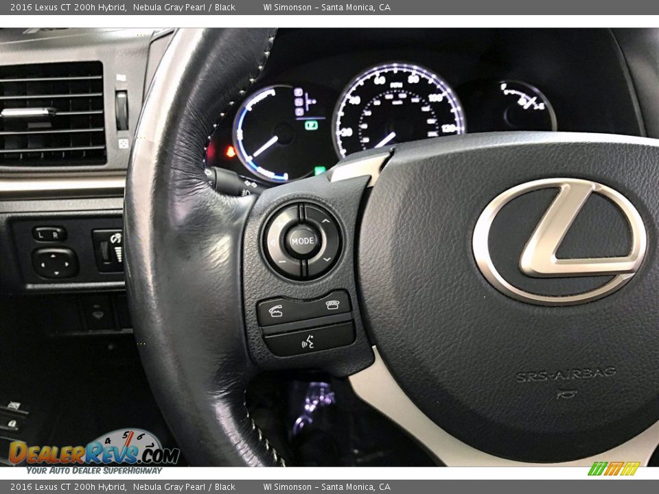 2016 Lexus CT 200h Hybrid Steering Wheel Photo #21