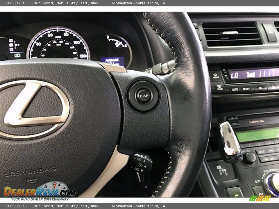 2016 Lexus CT 200h Hybrid Steering Wheel Photo #22