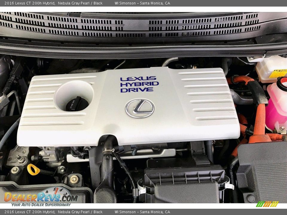 2016 Lexus CT 200h Hybrid 1.8 Liter Atkinson Cycle DOHC 16-Valve VVT-i 4 Cylinder Gasoline/Electric Hybrid Engine Photo #31