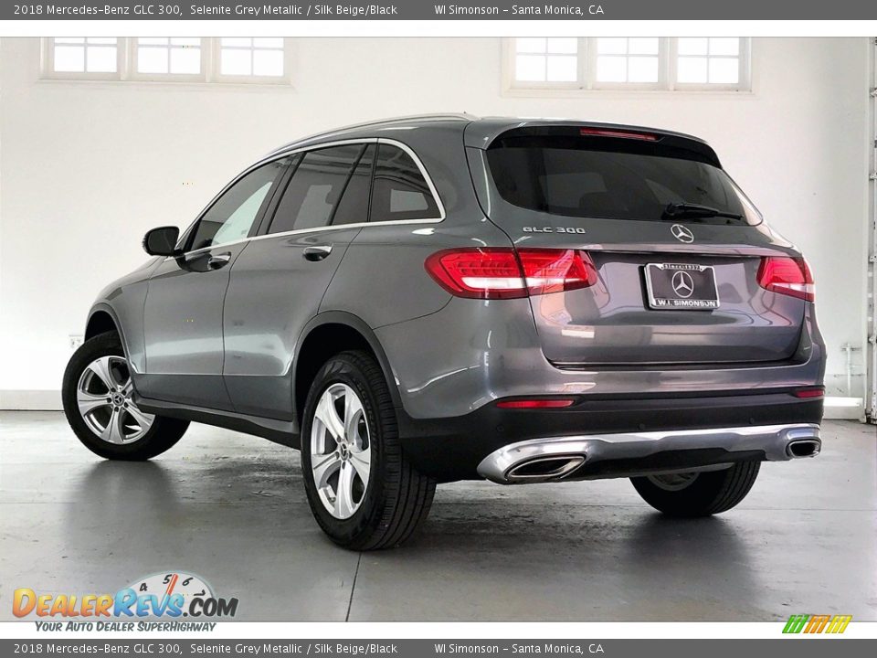 2018 Mercedes-Benz GLC 300 Selenite Grey Metallic / Silk Beige/Black Photo #10