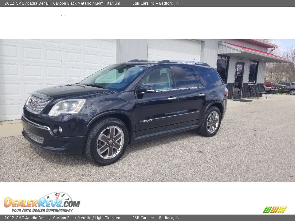 2012 GMC Acadia Denali Carbon Black Metallic / Light Titanium Photo #1