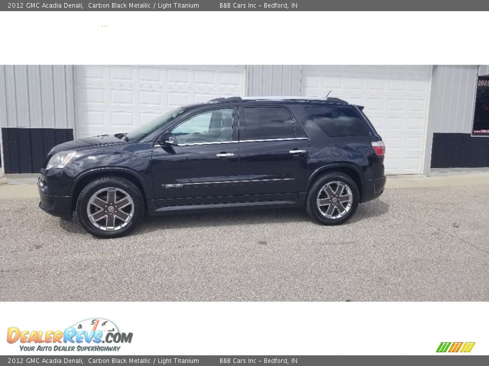 2012 GMC Acadia Denali Carbon Black Metallic / Light Titanium Photo #2