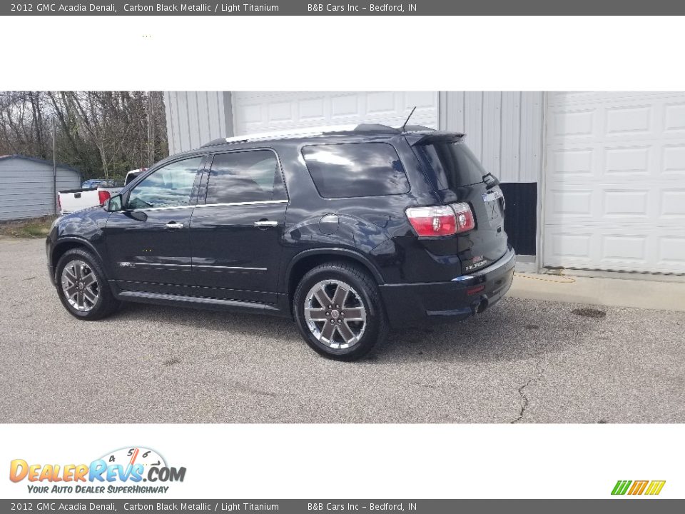 2012 GMC Acadia Denali Carbon Black Metallic / Light Titanium Photo #3