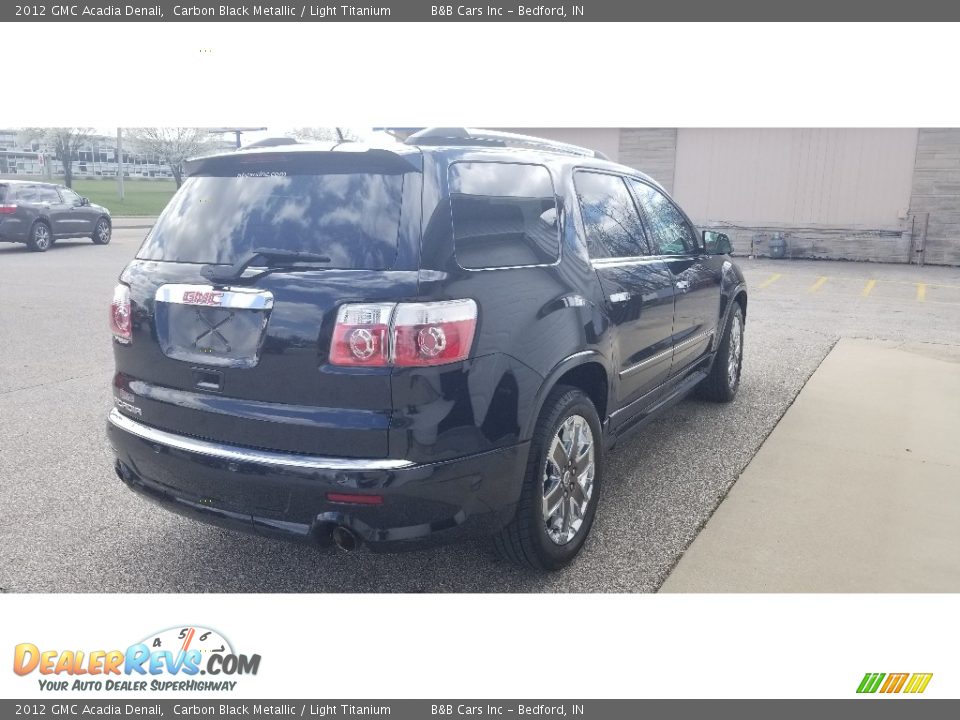 2012 GMC Acadia Denali Carbon Black Metallic / Light Titanium Photo #4