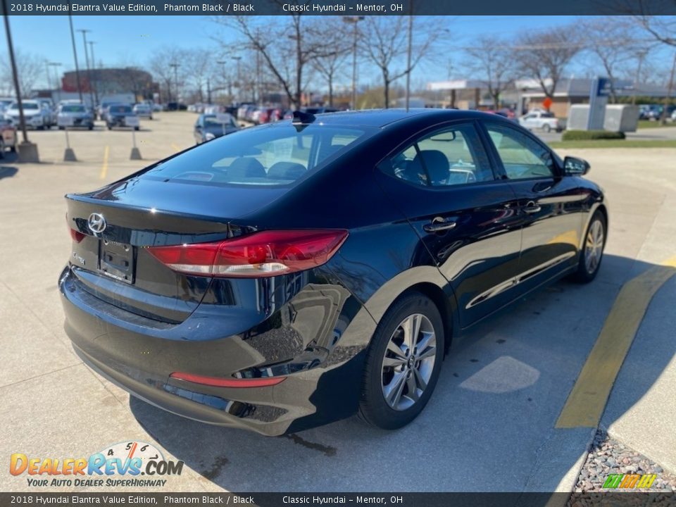 2018 Hyundai Elantra Value Edition Phantom Black / Black Photo #2