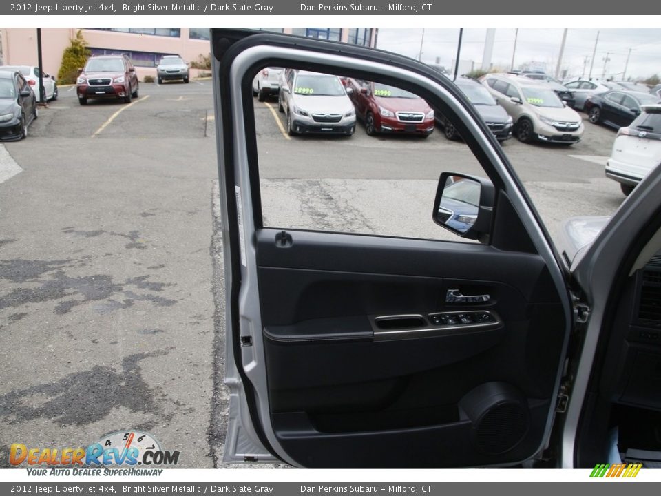 2012 Jeep Liberty Jet 4x4 Bright Silver Metallic / Dark Slate Gray Photo #9
