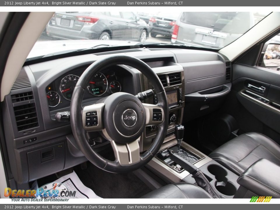 2012 Jeep Liberty Jet 4x4 Bright Silver Metallic / Dark Slate Gray Photo #10
