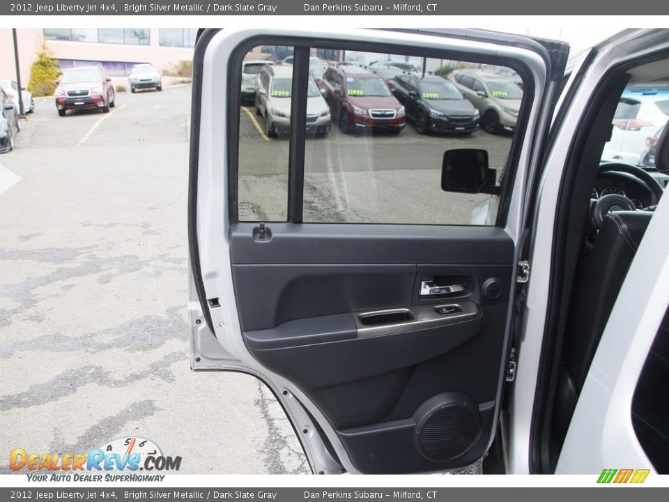 2012 Jeep Liberty Jet 4x4 Bright Silver Metallic / Dark Slate Gray Photo #11