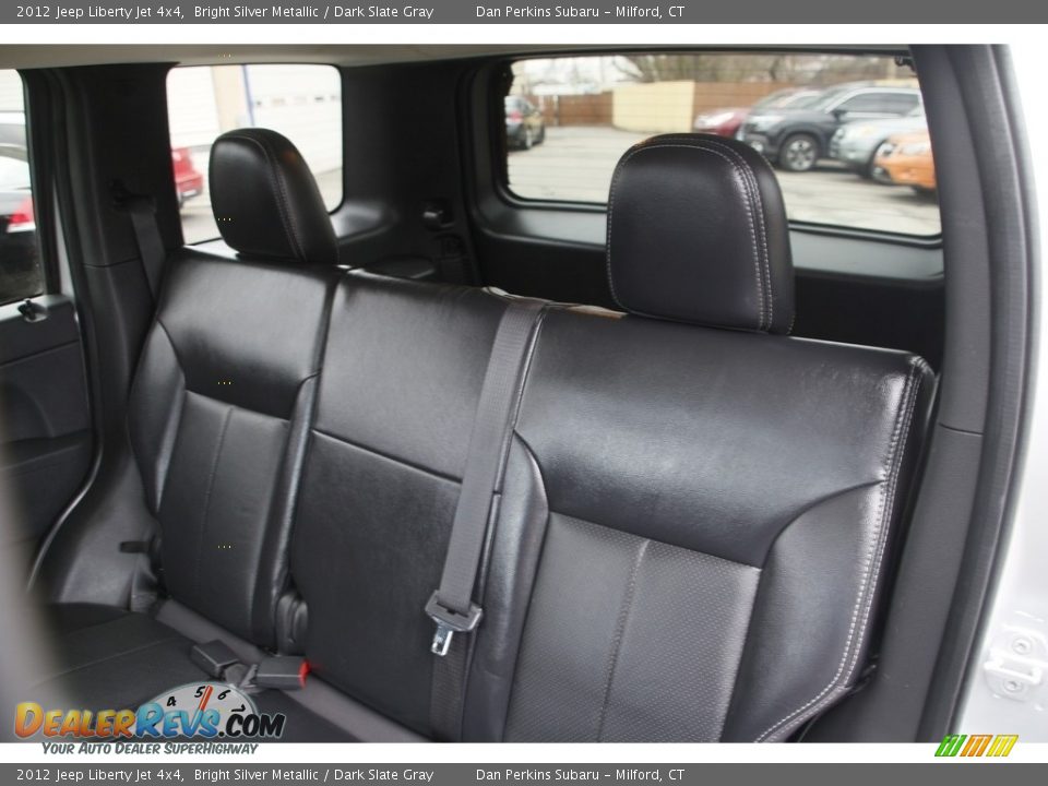 2012 Jeep Liberty Jet 4x4 Bright Silver Metallic / Dark Slate Gray Photo #12