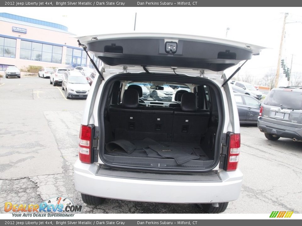 2012 Jeep Liberty Jet 4x4 Bright Silver Metallic / Dark Slate Gray Photo #13