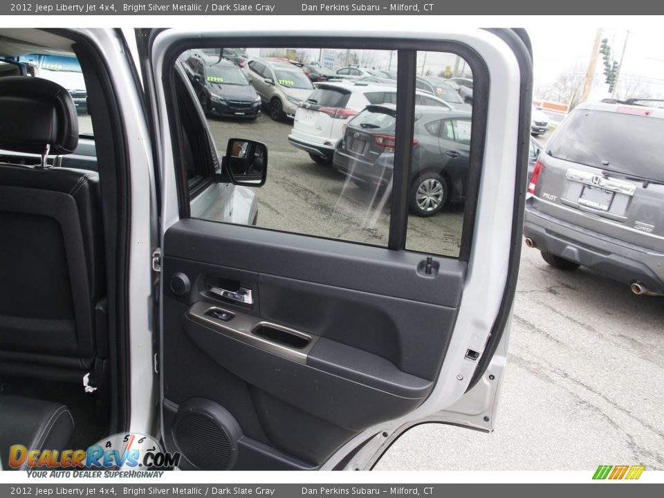 2012 Jeep Liberty Jet 4x4 Bright Silver Metallic / Dark Slate Gray Photo #14