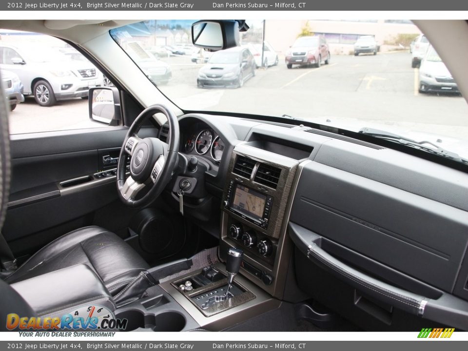 2012 Jeep Liberty Jet 4x4 Bright Silver Metallic / Dark Slate Gray Photo #15