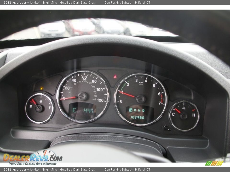 2012 Jeep Liberty Jet 4x4 Bright Silver Metallic / Dark Slate Gray Photo #17