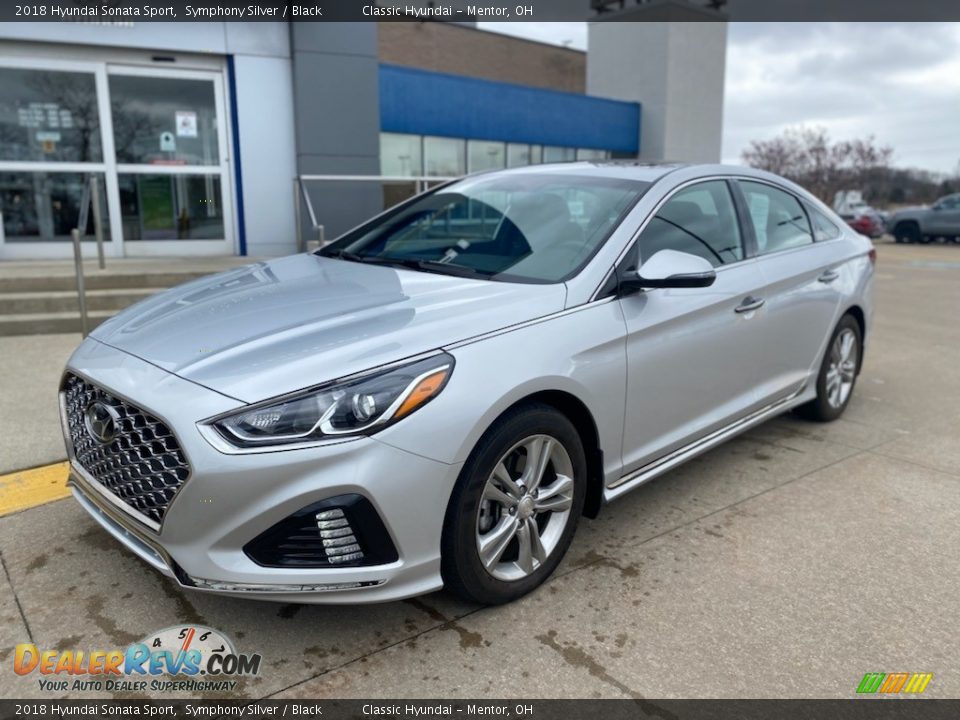 2018 Hyundai Sonata Sport Symphony Silver / Black Photo #1