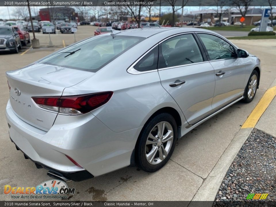 2018 Hyundai Sonata Sport Symphony Silver / Black Photo #2