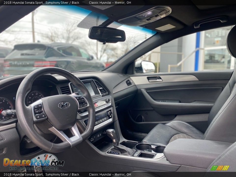 2018 Hyundai Sonata Sport Symphony Silver / Black Photo #3
