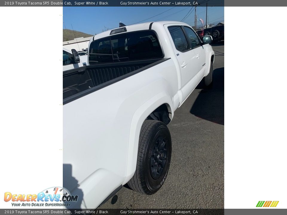 2019 Toyota Tacoma SR5 Double Cab Super White / Black Photo #5