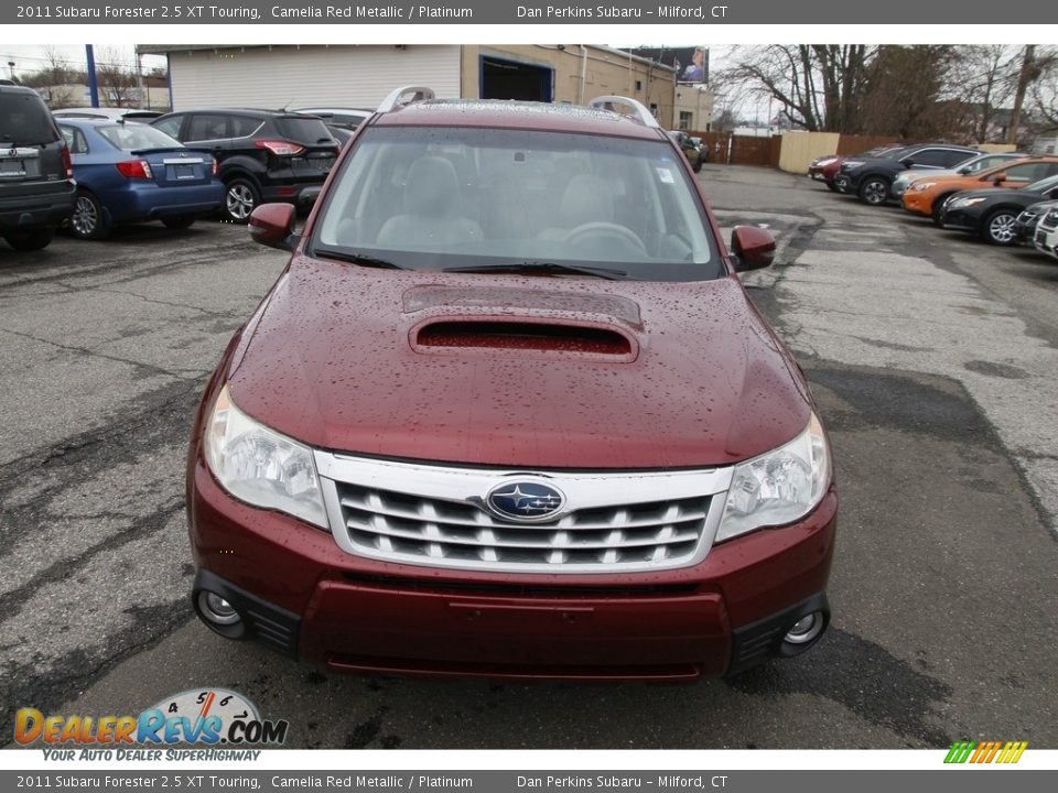 2011 Subaru Forester 2.5 XT Touring Camelia Red Metallic / Platinum Photo #2