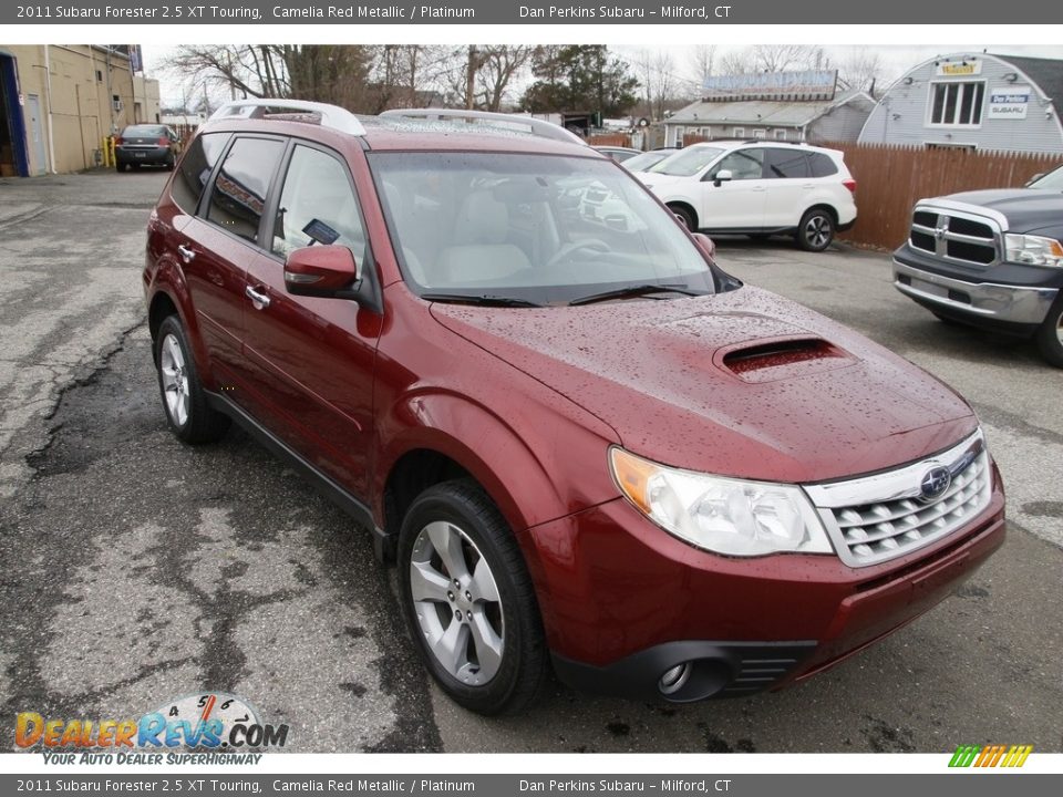 Camelia Red Metallic 2011 Subaru Forester 2.5 XT Touring Photo #3