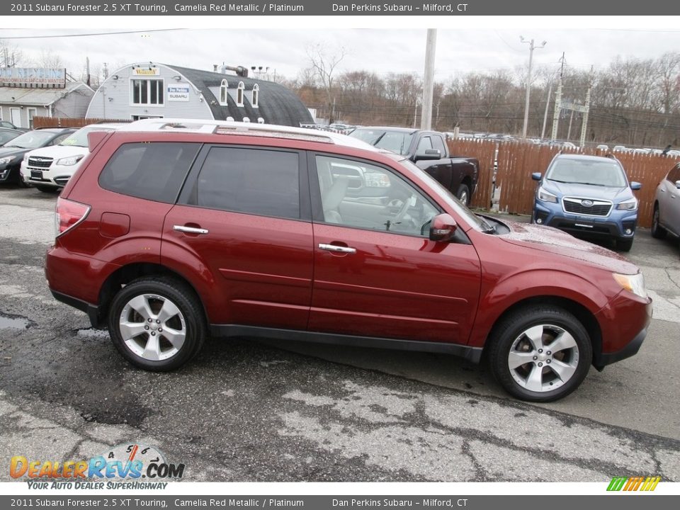 Camelia Red Metallic 2011 Subaru Forester 2.5 XT Touring Photo #5