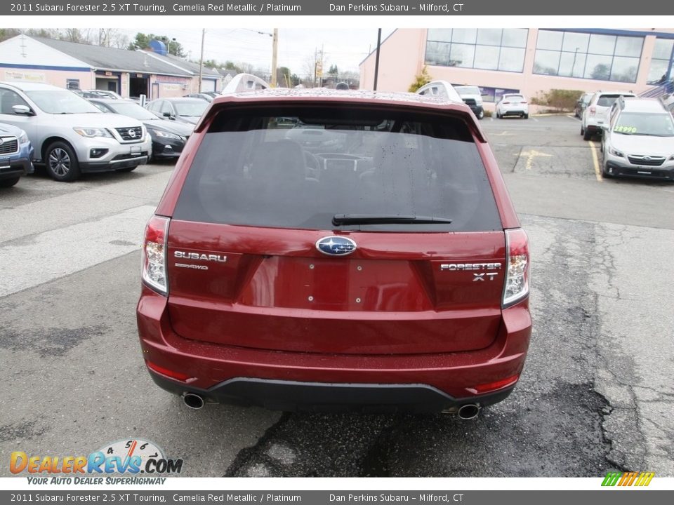 2011 Subaru Forester 2.5 XT Touring Camelia Red Metallic / Platinum Photo #7