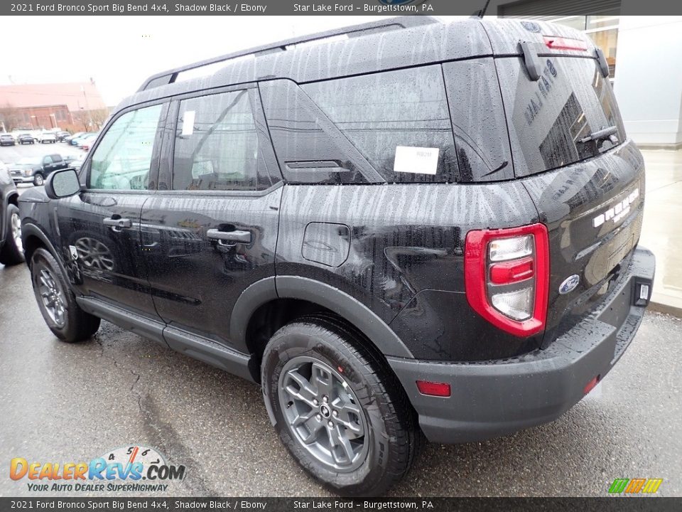 2021 Ford Bronco Sport Big Bend 4x4 Shadow Black / Ebony Photo #3