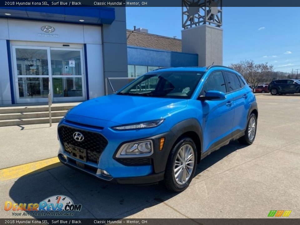 2018 Hyundai Kona SEL Surf Blue / Black Photo #1