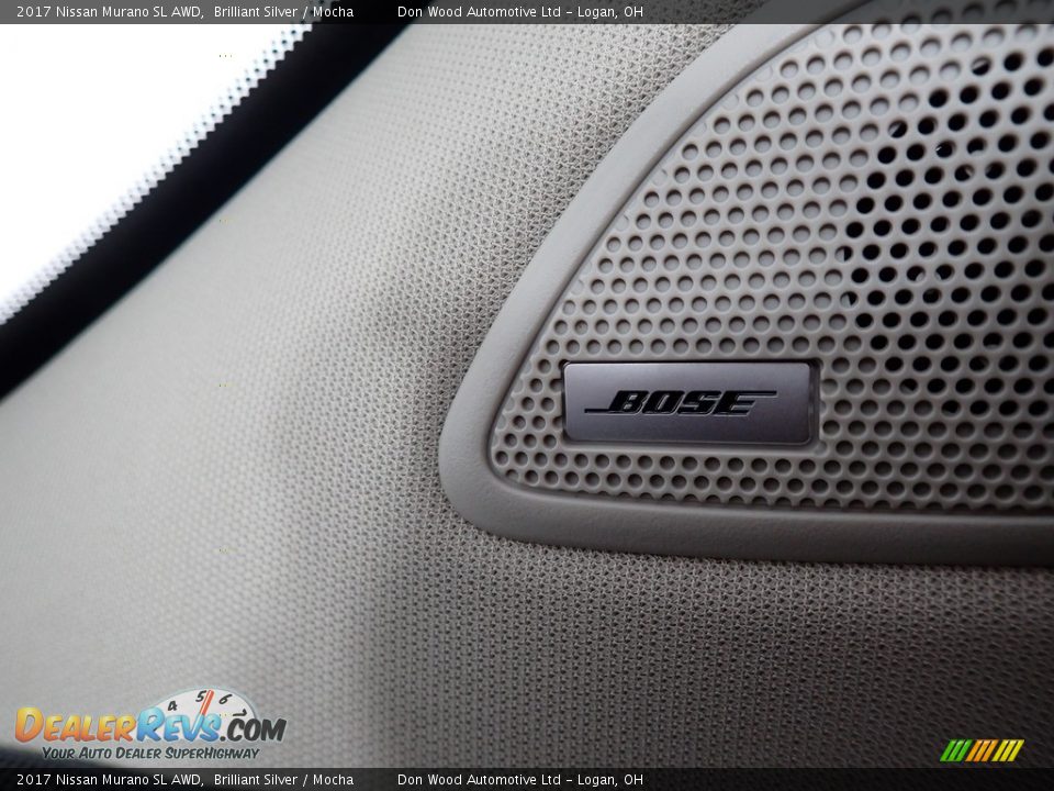 2017 Nissan Murano SL AWD Brilliant Silver / Mocha Photo #3