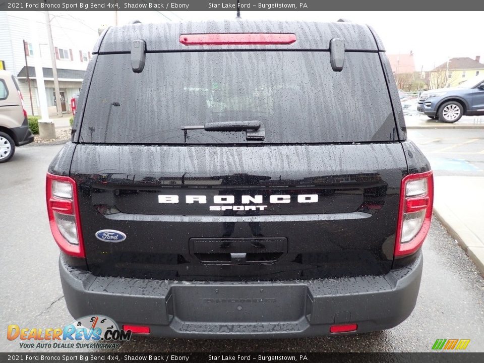 2021 Ford Bronco Sport Big Bend 4x4 Shadow Black / Ebony Photo #4