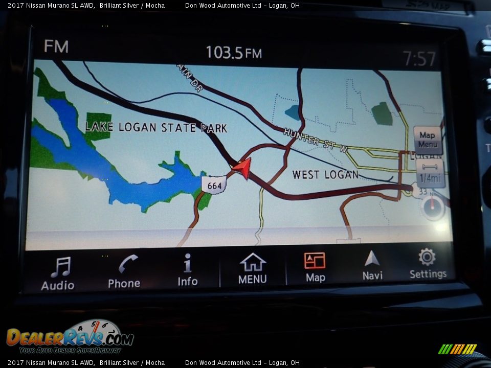 2017 Nissan Murano SL AWD Brilliant Silver / Mocha Photo #4