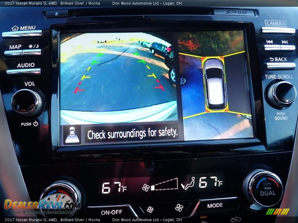 2017 Nissan Murano SL AWD Brilliant Silver / Mocha Photo #5