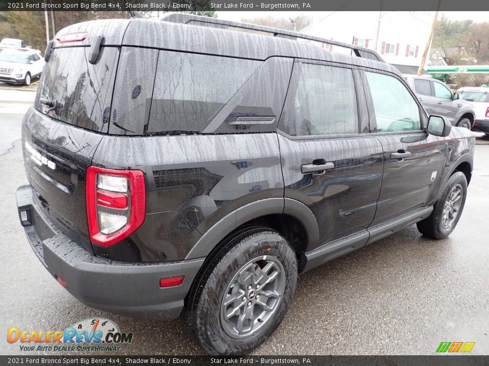 2021 Ford Bronco Sport Big Bend 4x4 Shadow Black / Ebony Photo #6