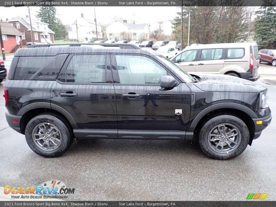 2021 Ford Bronco Sport Big Bend 4x4 Shadow Black / Ebony Photo #7