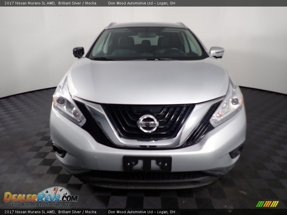2017 Nissan Murano SL AWD Brilliant Silver / Mocha Photo #8