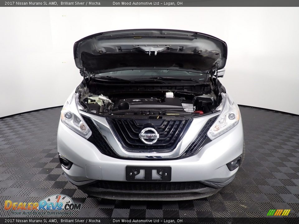 2017 Nissan Murano SL AWD Brilliant Silver / Mocha Photo #9