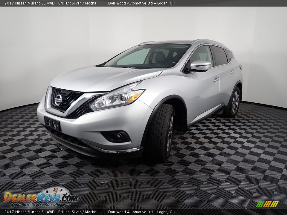 2017 Nissan Murano SL AWD Brilliant Silver / Mocha Photo #11