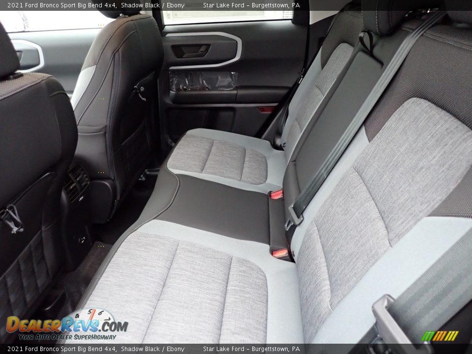 Rear Seat of 2021 Ford Bronco Sport Big Bend 4x4 Photo #11