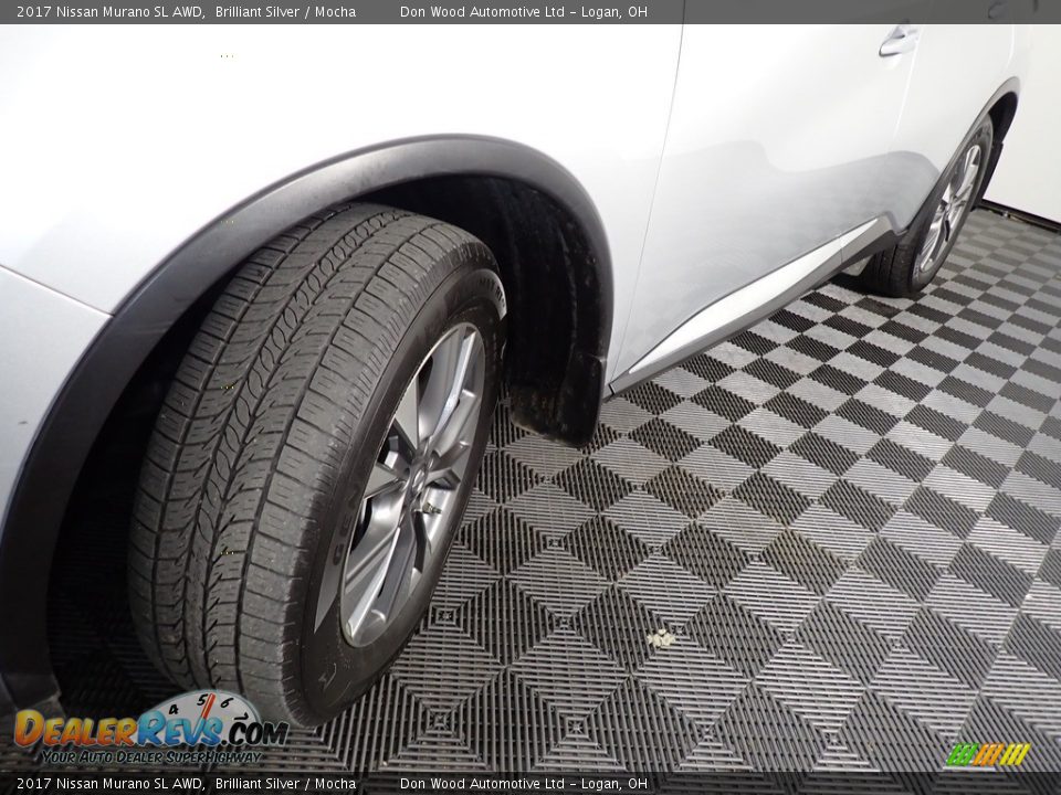 2017 Nissan Murano SL AWD Brilliant Silver / Mocha Photo #12