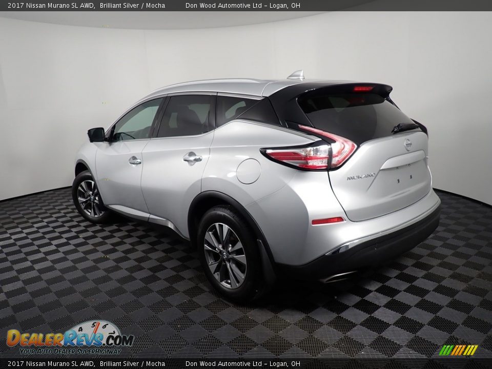 2017 Nissan Murano SL AWD Brilliant Silver / Mocha Photo #14