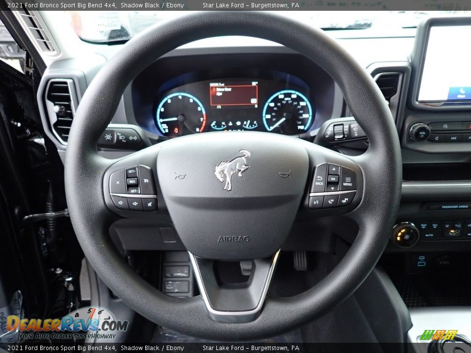 2021 Ford Bronco Sport Big Bend 4x4 Steering Wheel Photo #15