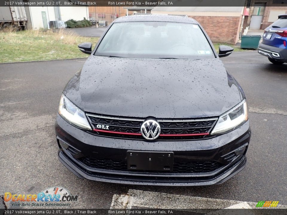 2017 Volkswagen Jetta GLI 2.0T Black / Titan Black Photo #4