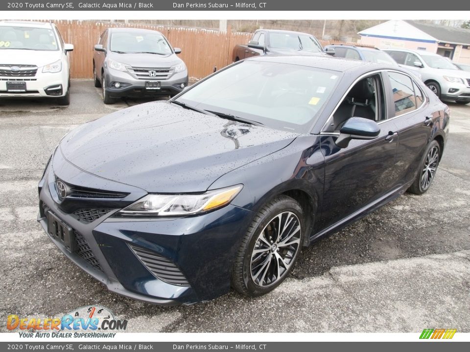 2020 Toyota Camry SE Galactic Aqua Mica / Black Photo #1