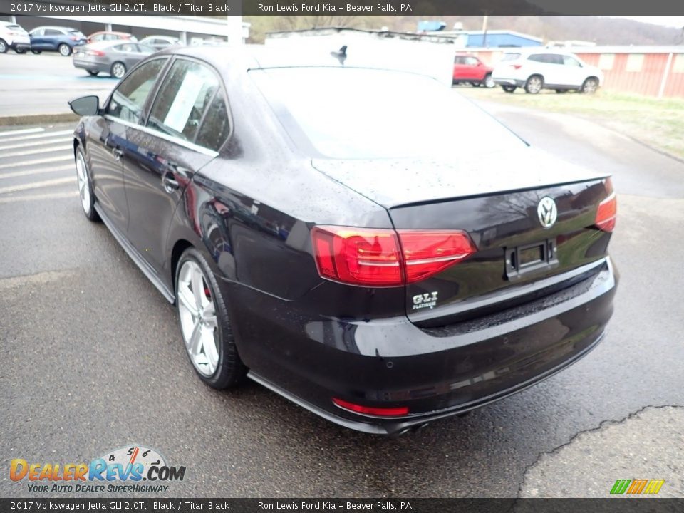 2017 Volkswagen Jetta GLI 2.0T Black / Titan Black Photo #7