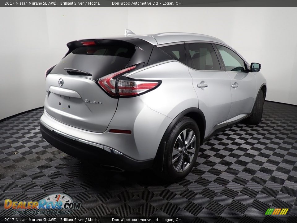 2017 Nissan Murano SL AWD Brilliant Silver / Mocha Photo #20