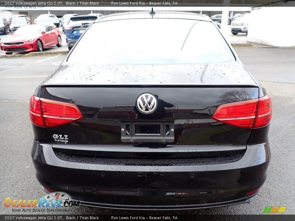 2017 Volkswagen Jetta GLI 2.0T Black / Titan Black Photo #8