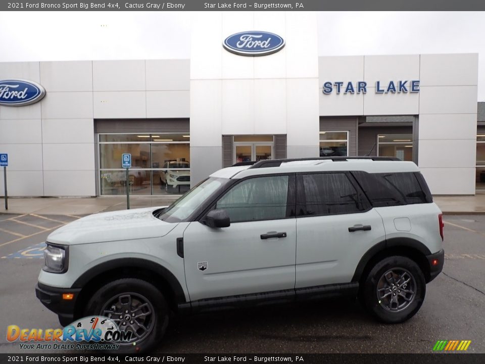 2021 Ford Bronco Sport Big Bend 4x4 Cactus Gray / Ebony Photo #1