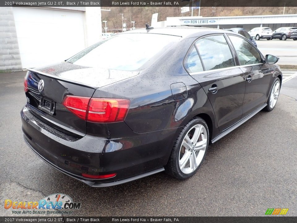 2017 Volkswagen Jetta GLI 2.0T Black / Titan Black Photo #10